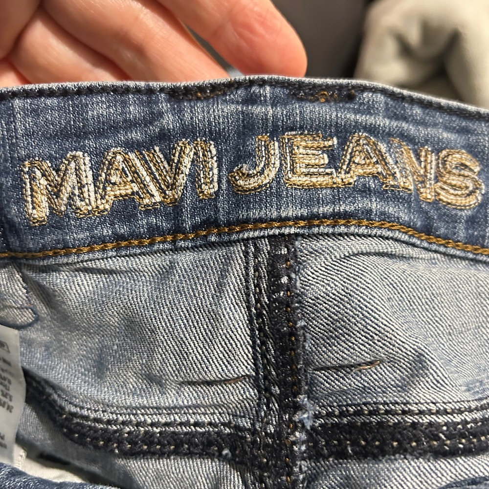 Mavi Women’s Straight Leg Medium Rise Blue Jeans Denim Sz 28/32 Y2K‎ Stone Wash - Picture 5 of 10